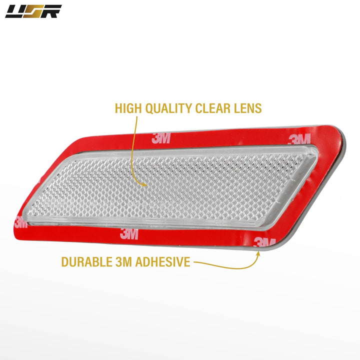 2012 2013 2014 2015 BMW 3 Series F30 / F31 Frosted Clear or Frosted Smoke Lens or Jet Black 668 or Glacier Silver A83 Front Bumper Reflector Light
#lens-color_clear-lens