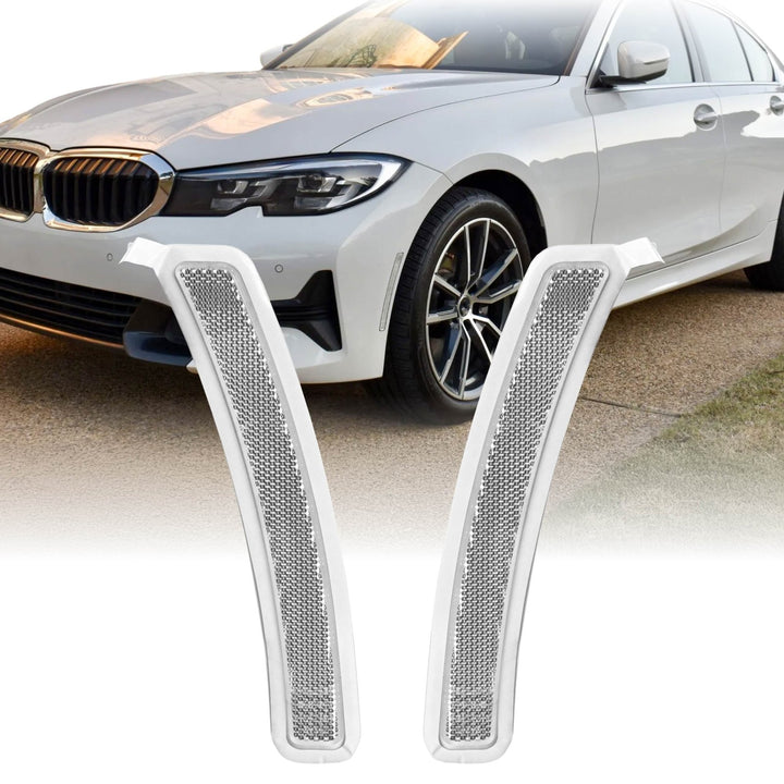 2019 2020 2021 2022 2023 2024 BMW G20 3 Series Euro Clear or Smoke Lens Front Bumper Reflector Light
#lens-color_clear-lens