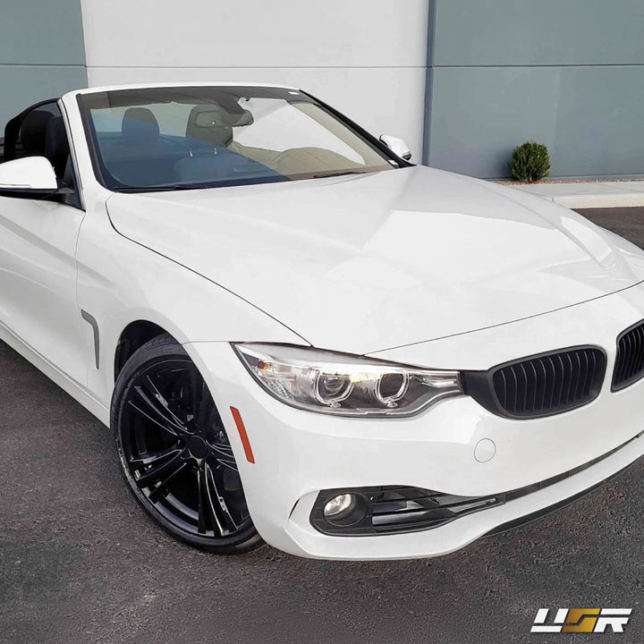 2014-2017 BMW F32 F33 4 Series, 2012-2017 F30 F31 3 Series, 2015-2017 F80 F82 F83 M3 M4 Amber Lens Bumper Replacement Front Reflectors
