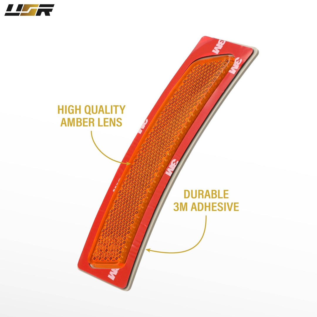 2014-2017 BMW F32 F33 4 Series, 2012-2017 F30 F31 3 Series, 2015-2017 F80 F82 F83 M3 M4 Amber Lens Bumper Replacement Front Reflectors