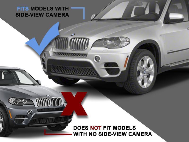 2011 - 2013 BMW X5 E70 With Side Camera Clear or Smoke Front Bumper Reflector Light