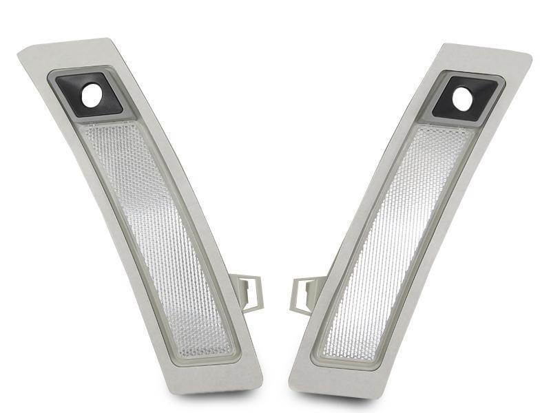 2011 - 2013 BMW X5 E70 With Side Camera Clear or Smoke Front Bumper Reflector Light
