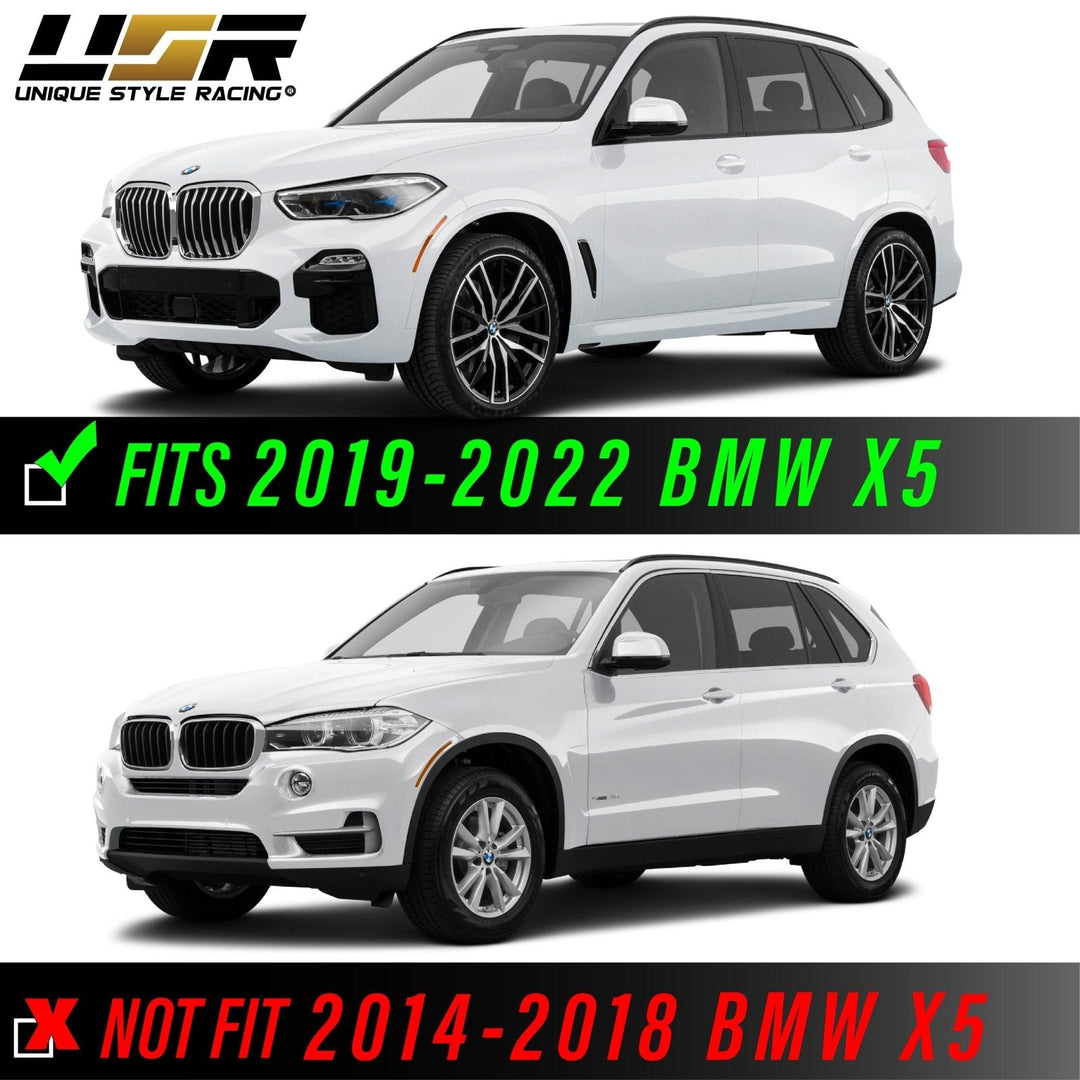 2019 - 2021 BMW G05 X5 Euro Clear or Smoke Lens Front Bumper Reflector Light