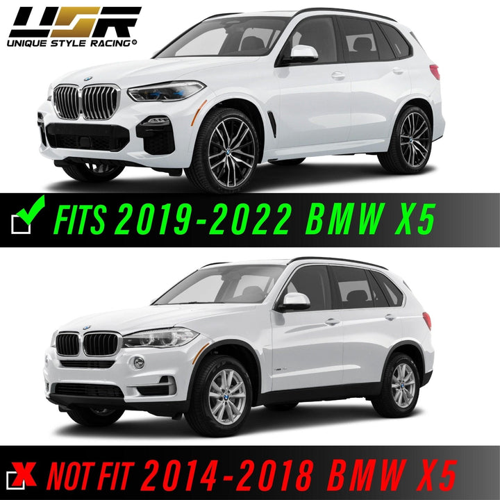 2019 - 2021 BMW G05 X5 Euro Clear or Smoke Lens Front Bumper Reflector Light