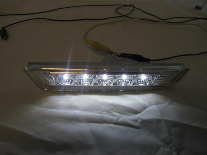 2010 - 2015 Chevrolet Camaro Rear Crystal Clear White LED Bumper Side Marker Light