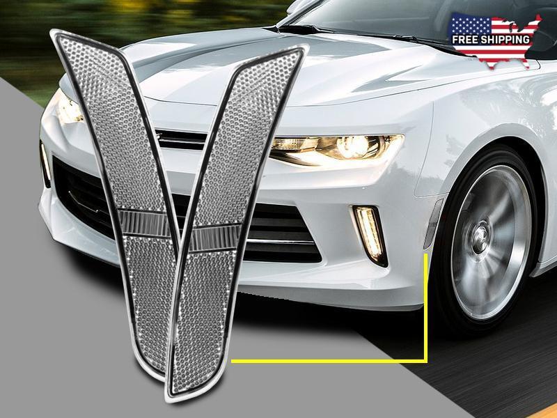 2016 - 2020 Chevrolet Camaro Clear or Smoke for Front or Rear Bumper Side Marker Lights