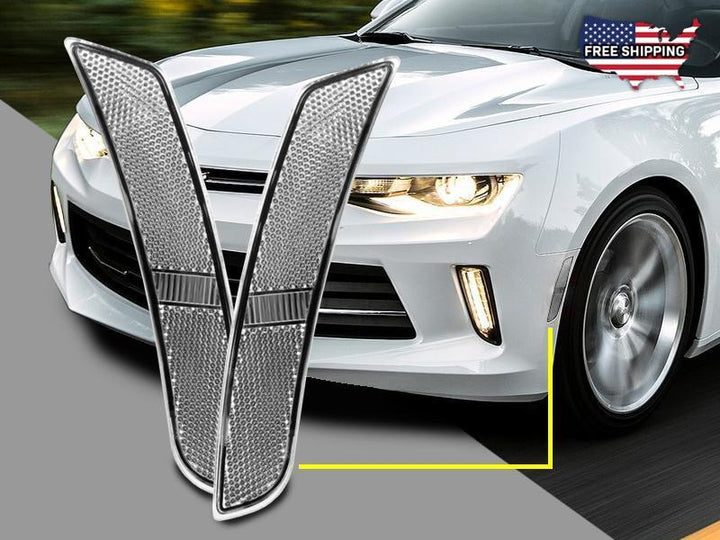 2016 - 2020 Chevrolet Camaro Clear or Smoke for Front or Rear Bumper Side Marker Lights