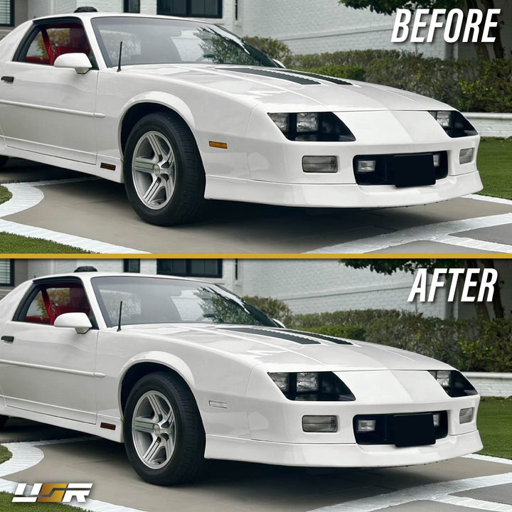 1982 1983 1984 1985 1986 1987 1988 1989 1990 1991 1992 Pontiac Firebird / Trans AM & 1985 1986 1987 1988 1989 1990 1991 1992 Chevrolet Camaro Clear or Smoke Lens Front Bumper Side Marker Lights 
#lens-color_clear-lens