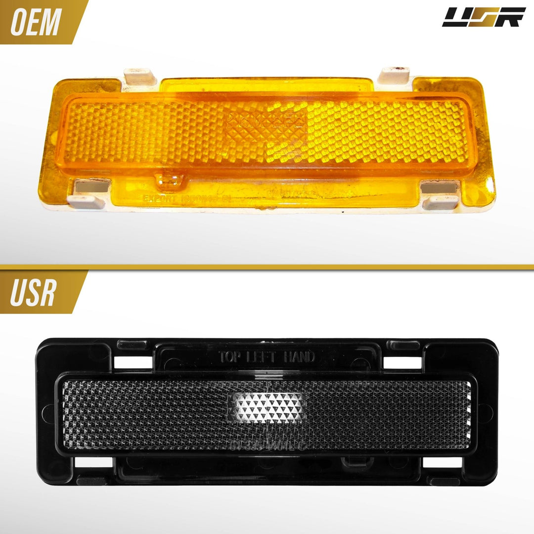 1982 1983 1984 1985 1986 1987 1988 1989 1990 1991 1992 Pontiac Firebird / Trans AM & 1985 1986 1987 1988 1989 1990 1991 1992 Chevrolet Camaro Clear or Smoke Lens Front Bumper Side Marker Lights 
#lens-color_smoke-lens