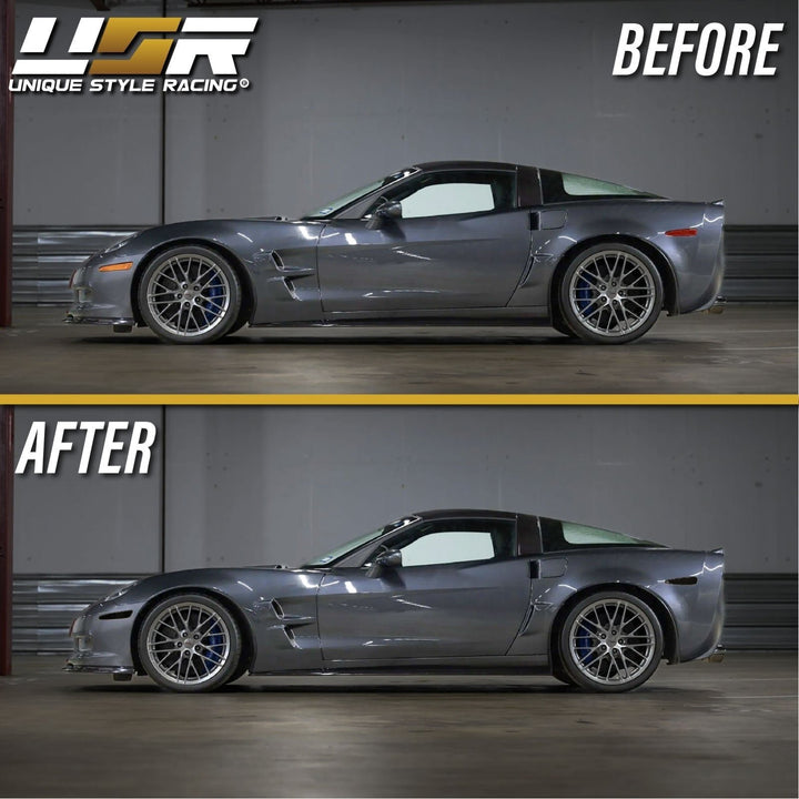 2005 - 2013 Chevrolet Corvette Clear or Smoke Lens Front + Rear Bumper Side Marker Light