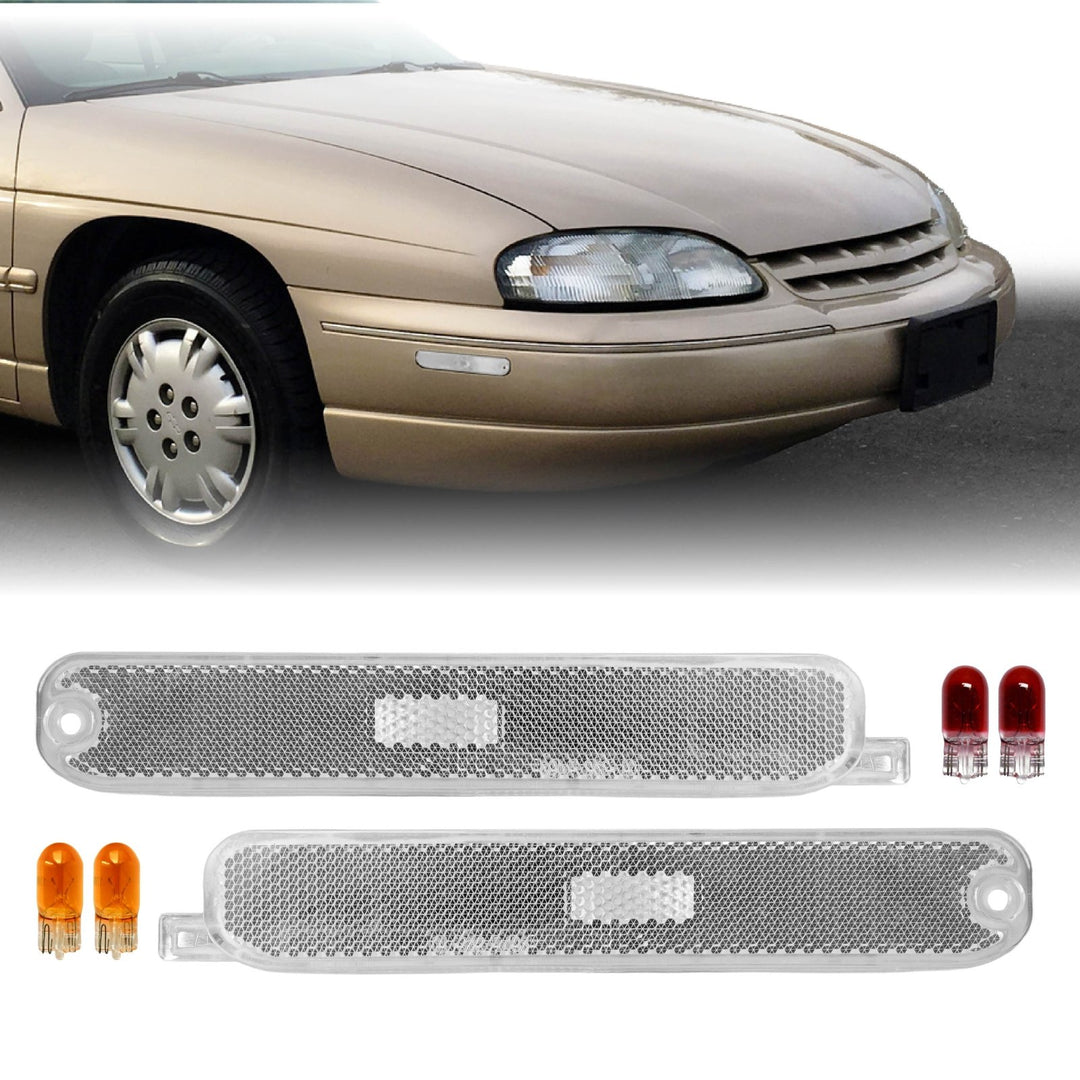 1995-2001 Chevrolet Lumina & 1995-1992 Chevrolet Monte Carlo Front Or Rear Clear Lens Bumper Side Marker Lights