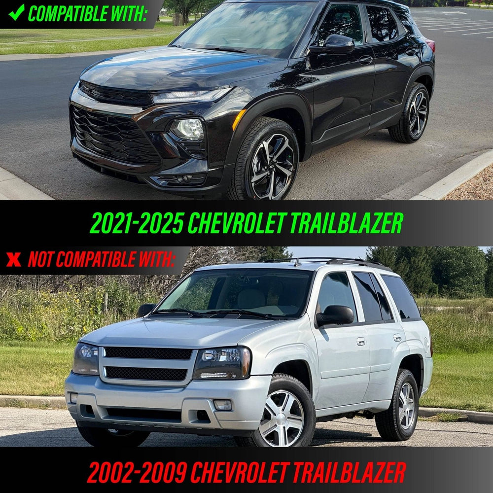2021 - 2025 Chevrolet Chevy Trailblazer Front Smoke Lens Amber or White LED Bumper Side Marker Light