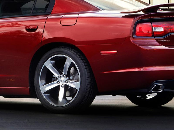 2011 - 2014 Dodge Charger / 2008 - 2014 Dodge Challenger Clear or Smoke Lens Rear Red LED Bumper Side Marker Light