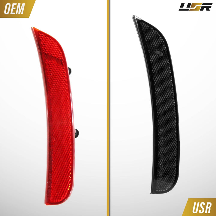 2015-2018 Dodge Charger Smoke Lens Red LED Rear Bumper Side Marker Light