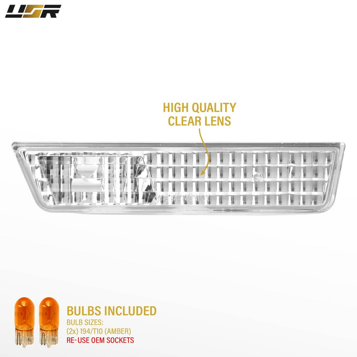 2008 2009 2010 2011 2012 2013 2014 Dodge Challenger R/T R T SRT8 SRT 8 Clear or Smoke Bumper Side Marker Light

#lens-color_clear-lens