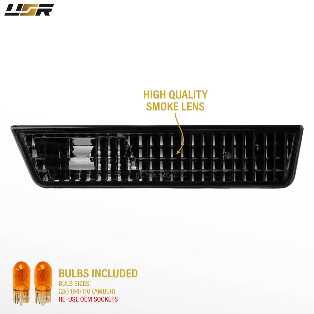 2008 2009 2010 2011 2012 2013 2014 Dodge Challenger R/T R T SRT8 SRT 8 Clear or Smoke Bumper Side Marker Light

#lens-color_smoke-lens