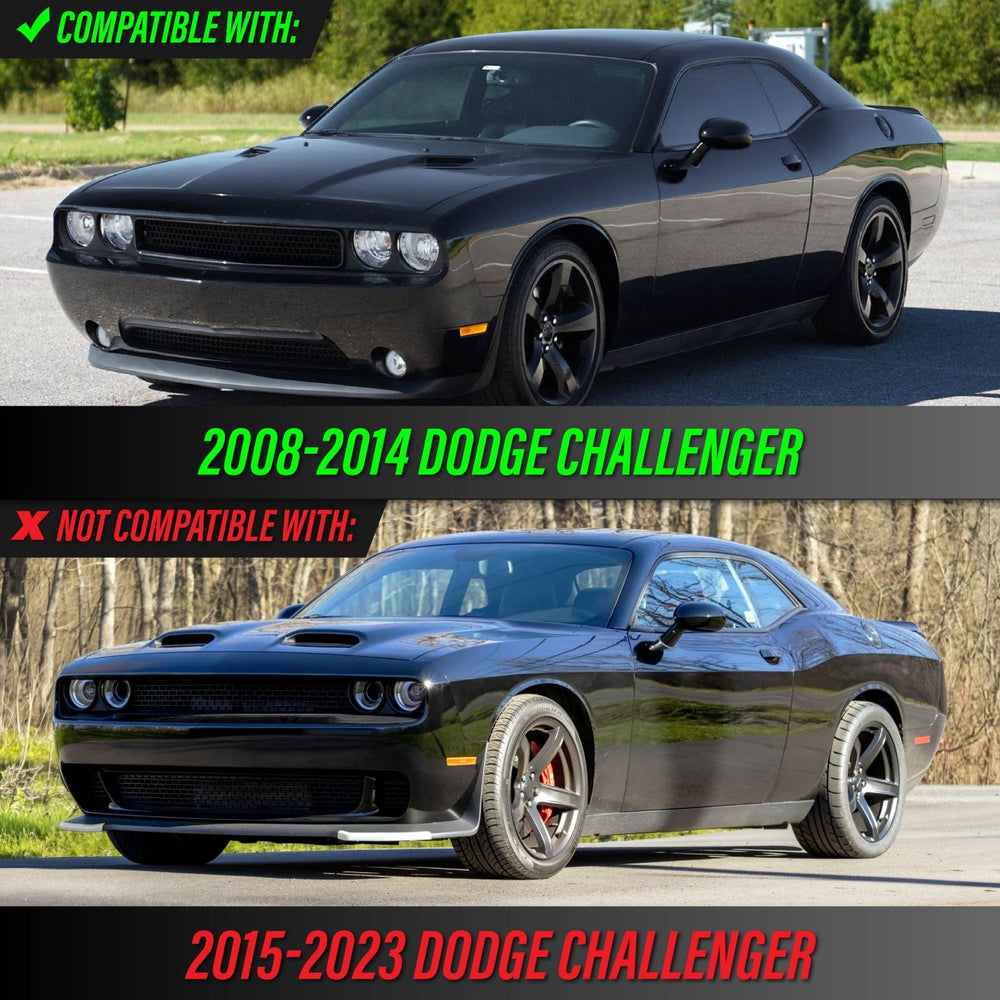 2008 2009 2010 2011 2012 2013 2014 Dodge Challenger R/T R T SRT8 SRT 8 Clear or Smoke Bumper Side Marker Light

#lens-color_clear-lens