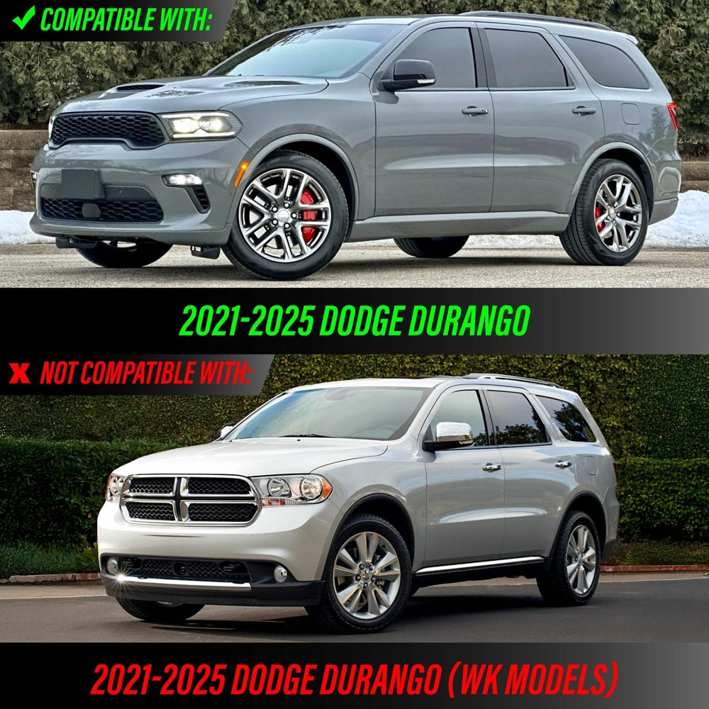 2021 - 2025 Dodge Durango Front Smoke Lens Amber or White LED Bumper Side Marker Light