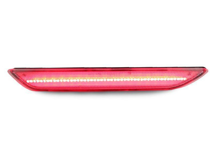 2015 - 2020 Ford Mustang Pair V6 GT Clear or Smoke Lens Rear Red LED Bumper Side Marker Lights