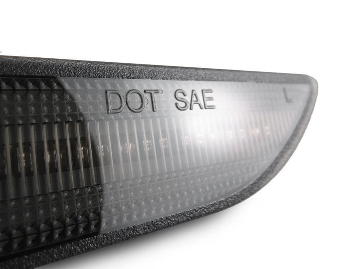 2015 - 2020 Ford Mustang Pair V6 GT Clear or Smoke Lens Rear Red LED Bumper Side Marker Lights
