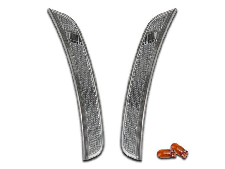2011 - 2017 Fiat 500 Clear or Smoke Front Bumper Reflector Light