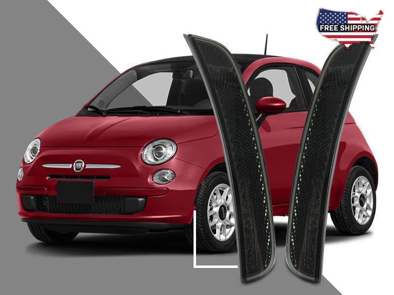 2011 - 2017 Fiat 500 Clear or Smoke Front Bumper Reflector Light