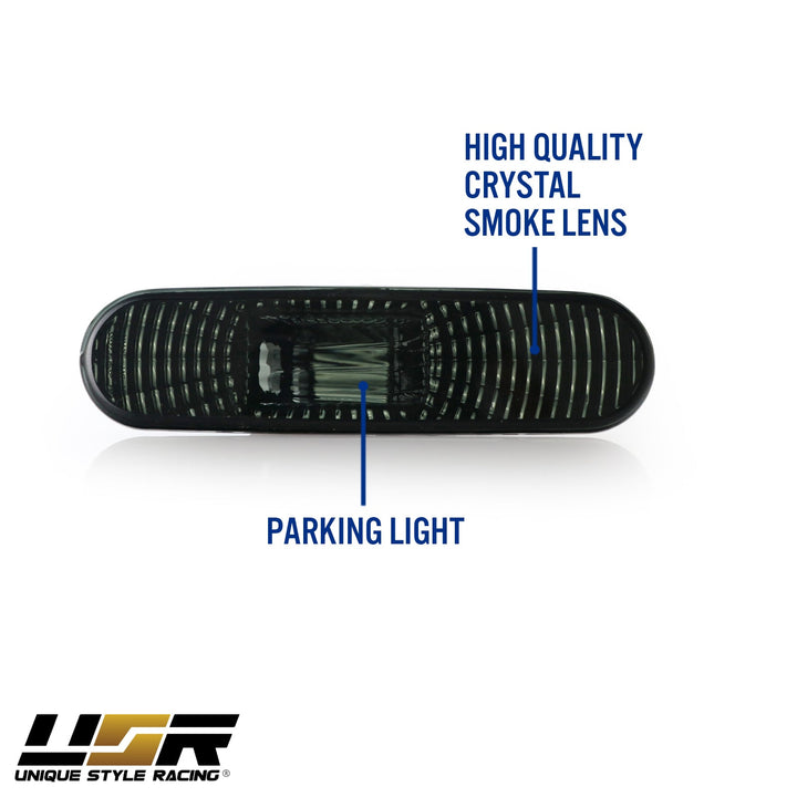 2002 - 2005 Honda Civic SI EP3 / EP 3DR Clear or Smoke Front / Rear Bumper Side Marker Lights