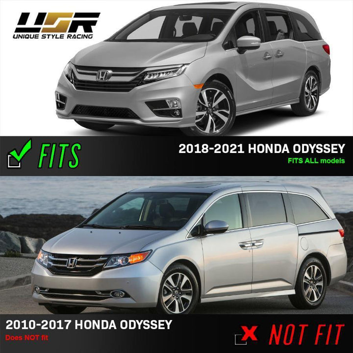 2018 - 2021 Honda Odyssey Amber LED Light Bar Clear Side Markers