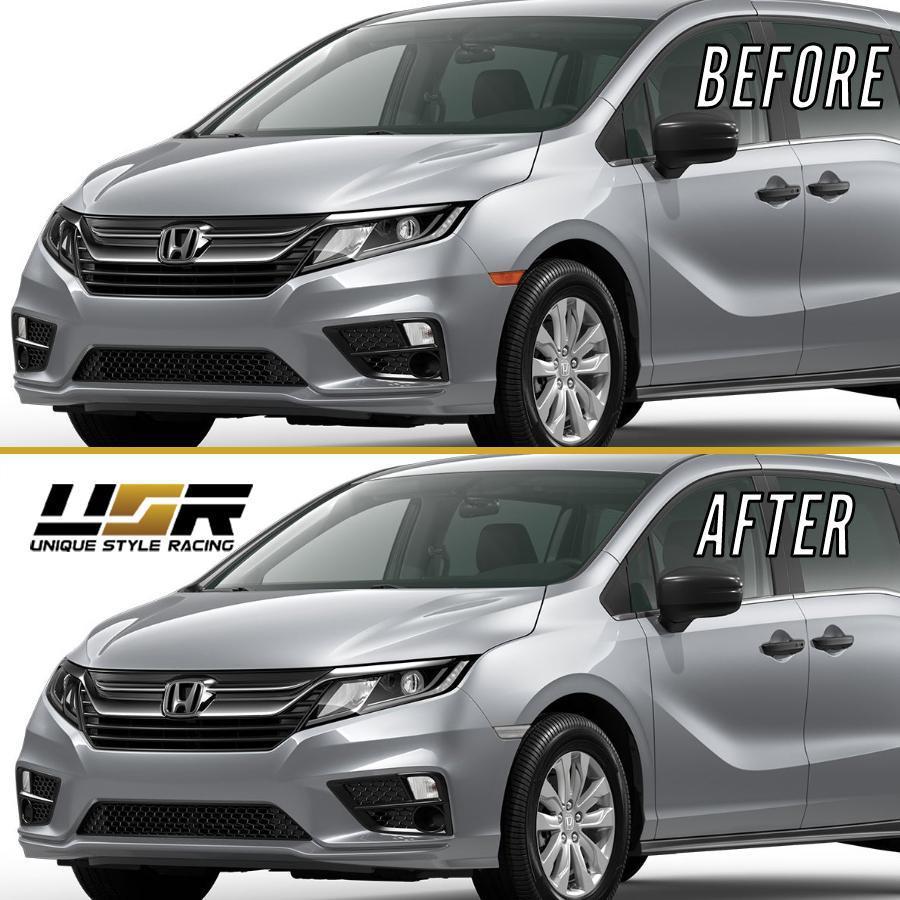 2018 - 2021 Honda Odyssey Amber LED Light Bar Clear Side Markers