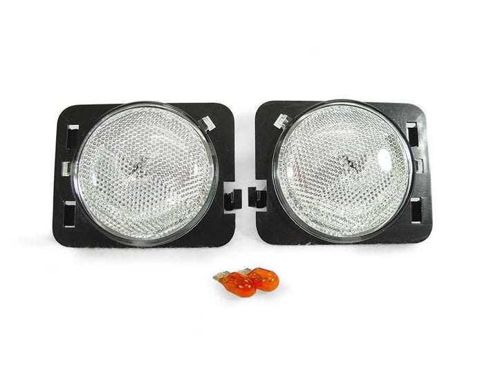 2007 - 2014 Jeep Wrangler JK Clear or Smoke Fender Side Marker Lights