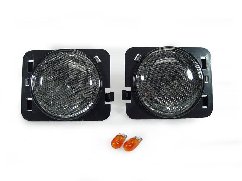 2007 - 2014 Jeep Wrangler JK Clear or Smoke Fender Side Marker Lights
