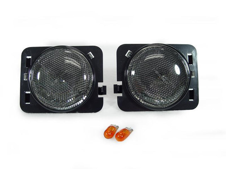 2007 - 2014 Jeep Wrangler JK Clear or Smoke Fender Side Marker Lights