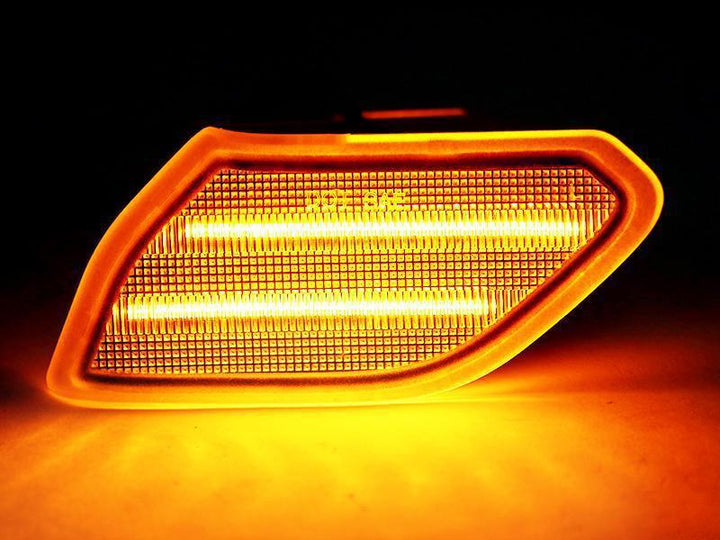 2018 - 2020 Jeep Wrangler JL Gladiator Clear or Smoke Dual Light Bar LED Side Marker Light