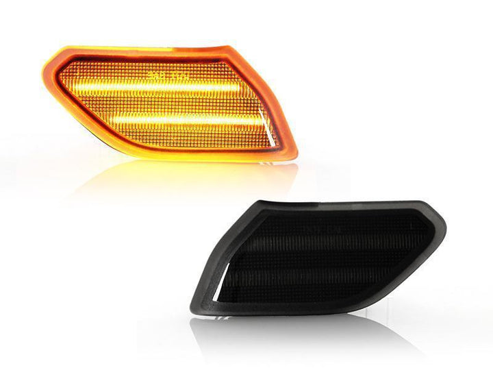 2018 - 2020 Jeep Wrangler JL Gladiator Clear or Smoke Dual Light Bar LED Side Marker Light