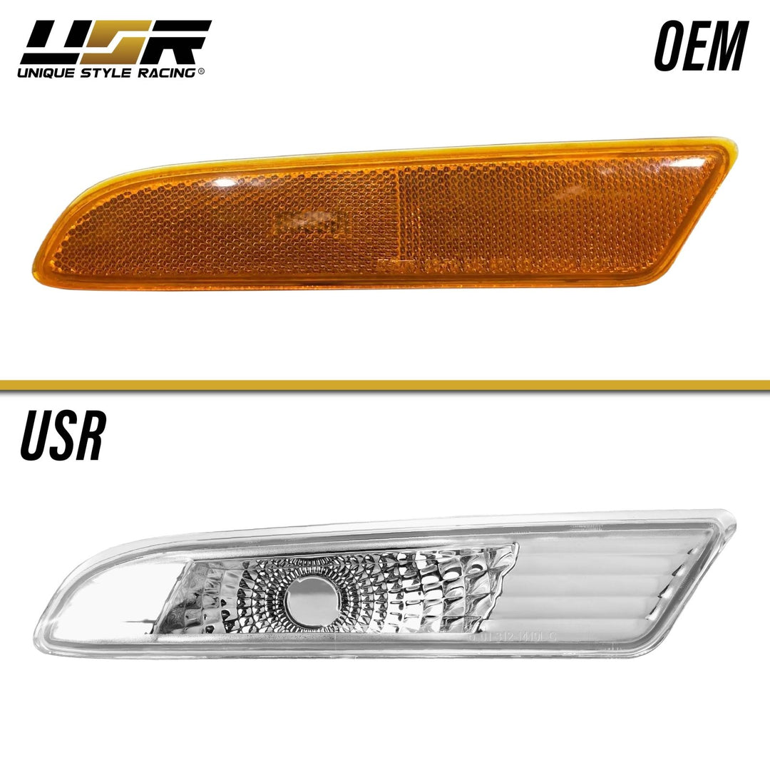 2002 - 2006 Lexus ES300 / ES330 Crystal Clear Lens Front Bumper Side Marker Lights