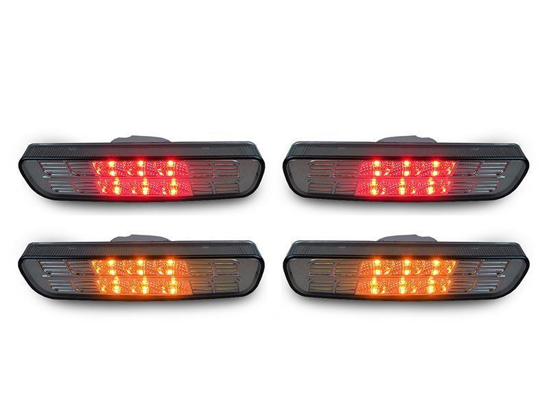 1992 - 2003 Lexus RX300 Clear or Smoke LED Front + Rear Bumper Side Marker Lights