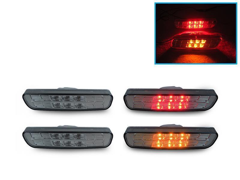 1992 - 2003 Lexus RX300 Clear or Smoke LED Front + Rear Bumper Side Marker Lights