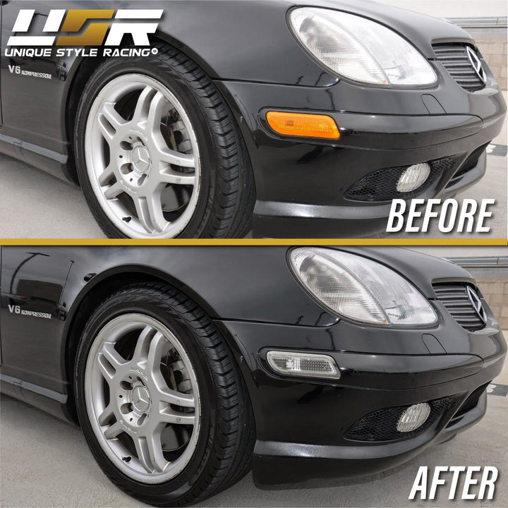 1998-2004 Mercedes SLK Class R170 Clear or Smoke Front Bumper Side Marker Light

#lens-color_clear-lens