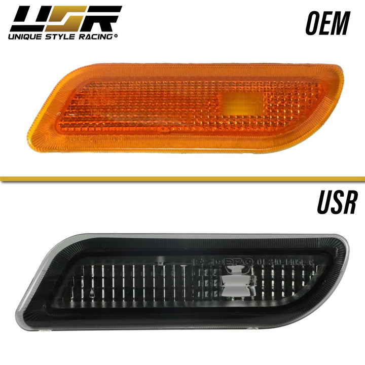 1998-2004 Mercedes SLK Class R170 Clear or Smoke Front Bumper Side Marker Light

#lens-color_smoke-lens