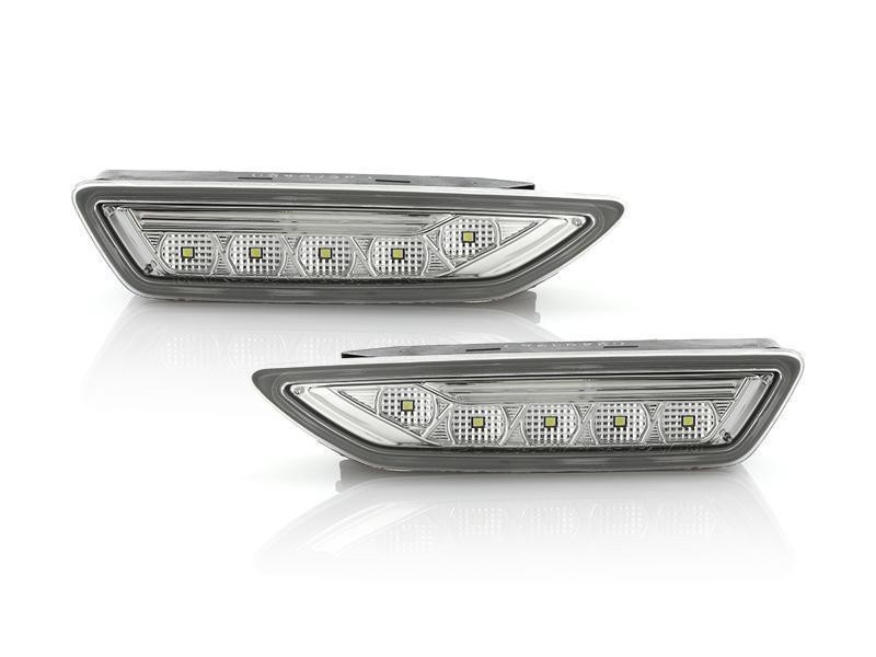 2009 - 2012 Mercedes SL Class R230 NonAMG Model LED Clear or Smoke Bumper Side Marker Light