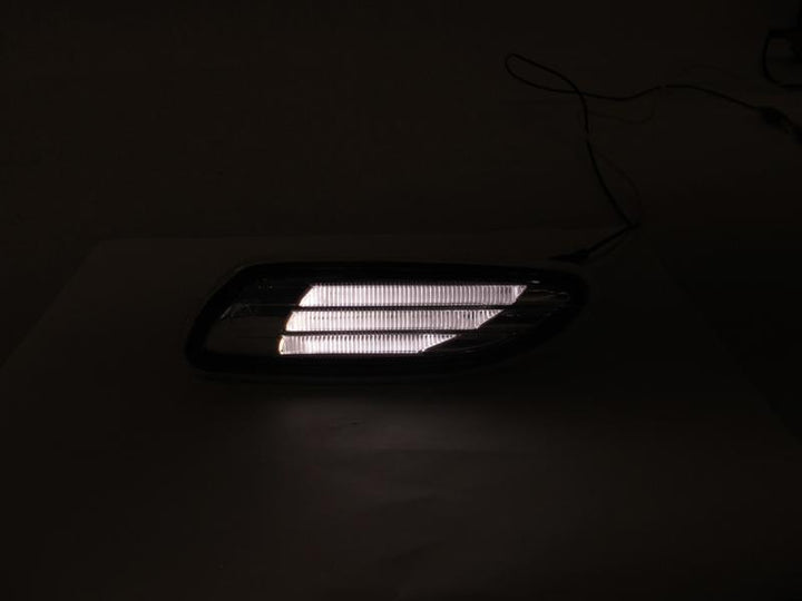 2001 - 2007 Mercedes C Class W203 Light Bar LED Clear or Smoke Front Bumper Side Marker Light