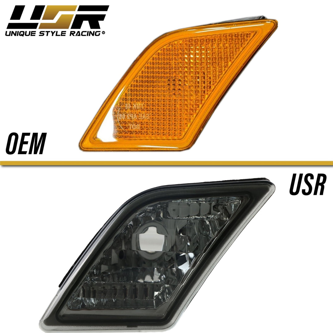 2009-2012 Mercedes R230 AMG SL63 / SL65 Crystal Clear or Smoke Front Bumper Side Marker Light

#lens-color_crystal-smoke-lens