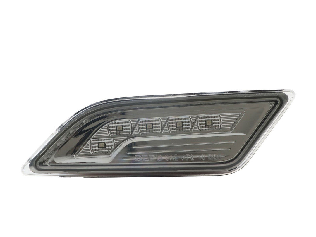 2012 - 2014 Mercedes C Class W204 Amber or White LED with Clear or Smoke Lens Front Bumper Side Marker Light