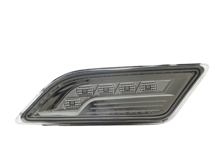 2012 - 2014 Mercedes C Class W204 Amber or White LED with Clear or Smoke Lens Front Bumper Side Marker Light