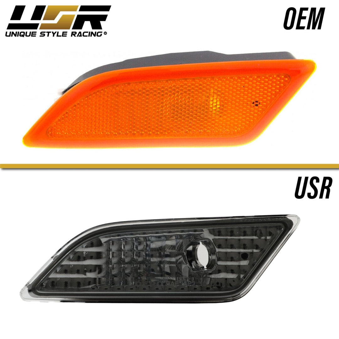 2012 - 2014 Mercedes C Class W204 Crystal Clear or Smoke Front Bumper Side Marker Light

#lens-color_smoke-lens
