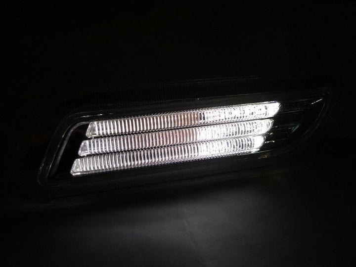 1998 - 2004 Mercedes SLK Class R170 Light Bar LED Clear or Smoke Front Bumper Side Marker Light