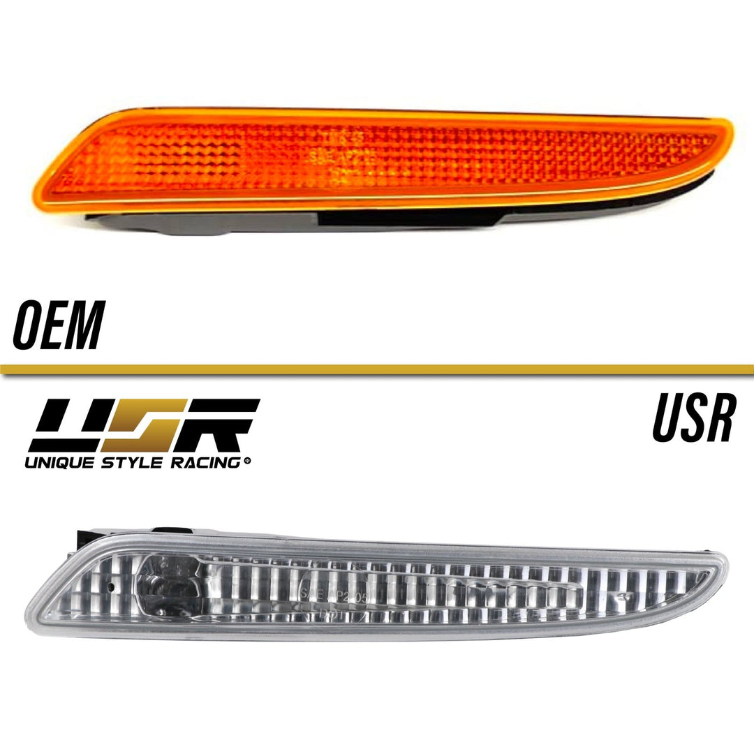 2007-2009 Mercedes E Class W211 Clear or Smoke Front Bumper Side Marker Light

#lens-color_crystal-clear-lens
