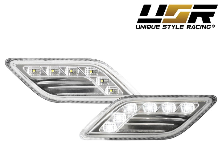 2010 - 2013 Mercedes E Class W212 4D / 5D LED Clear or Smoke Front Bumper Side Marker Light