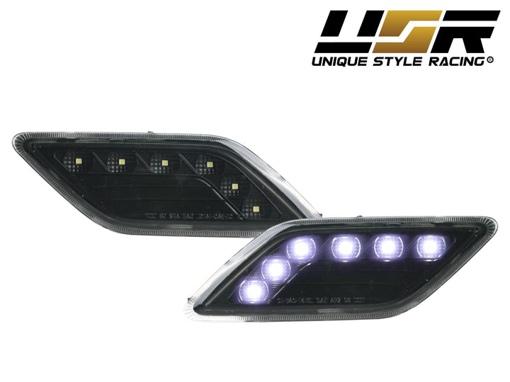 2010 - 2013 Mercedes E Class W212 4D / 5D LED Clear or Smoke Front Bumper Side Marker Light