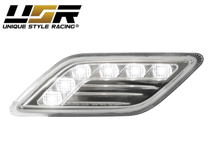 2010 - 2013 Mercedes E Class W212 4D / 5D LED Clear or Smoke Front Bumper Side Marker Light